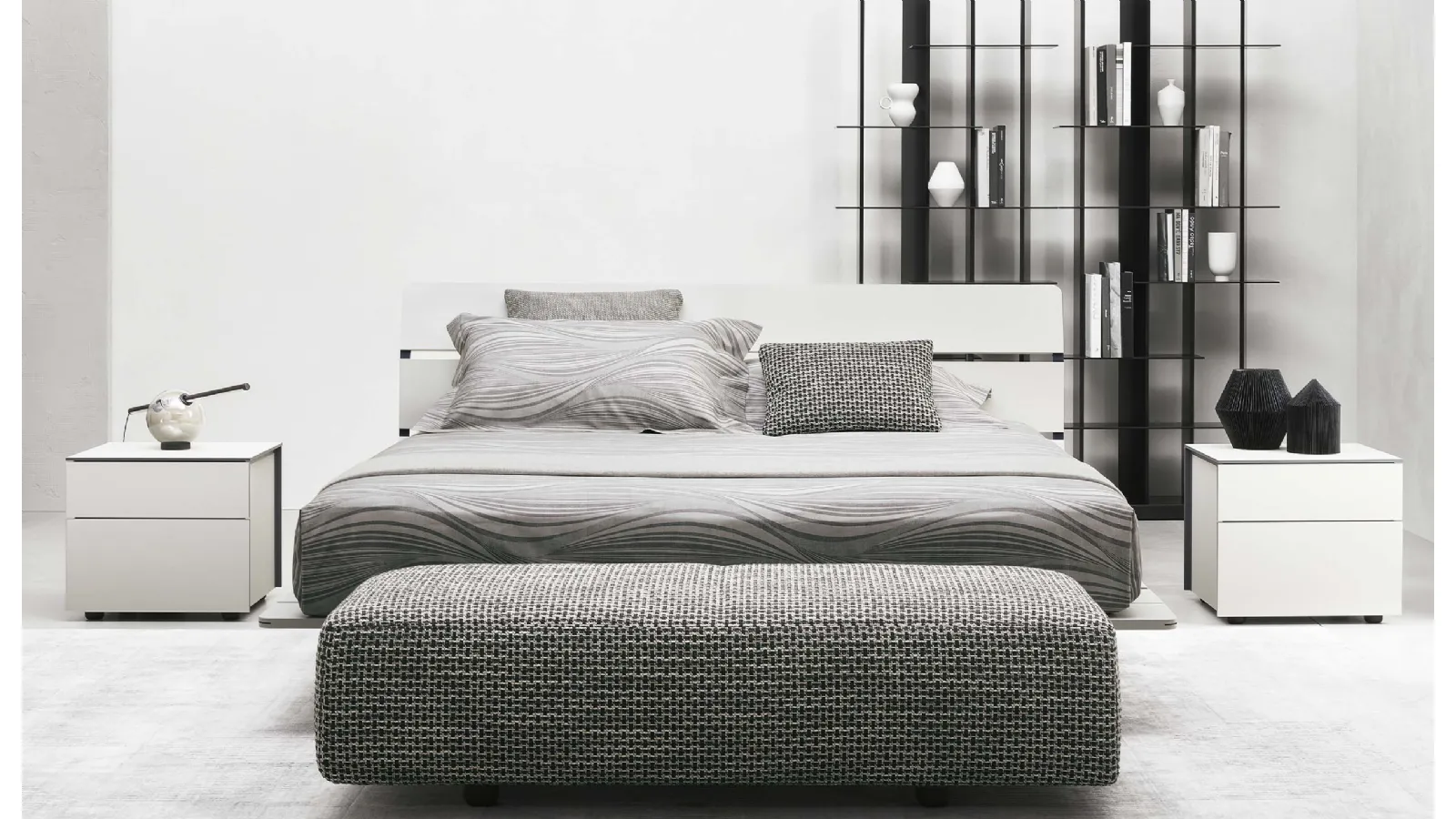 Juta Nightstand in Matte Lacquer by Flou