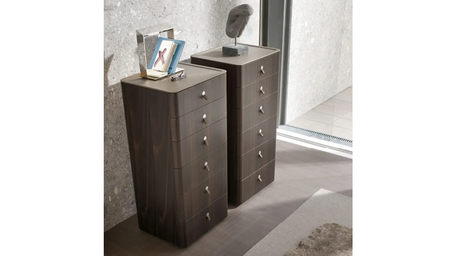 Kube Chest of Drawers in Alivar Oak