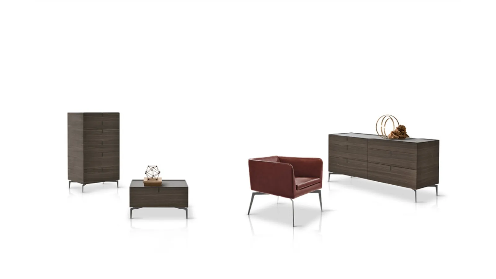 Meridien Night Group in Alivar Oak