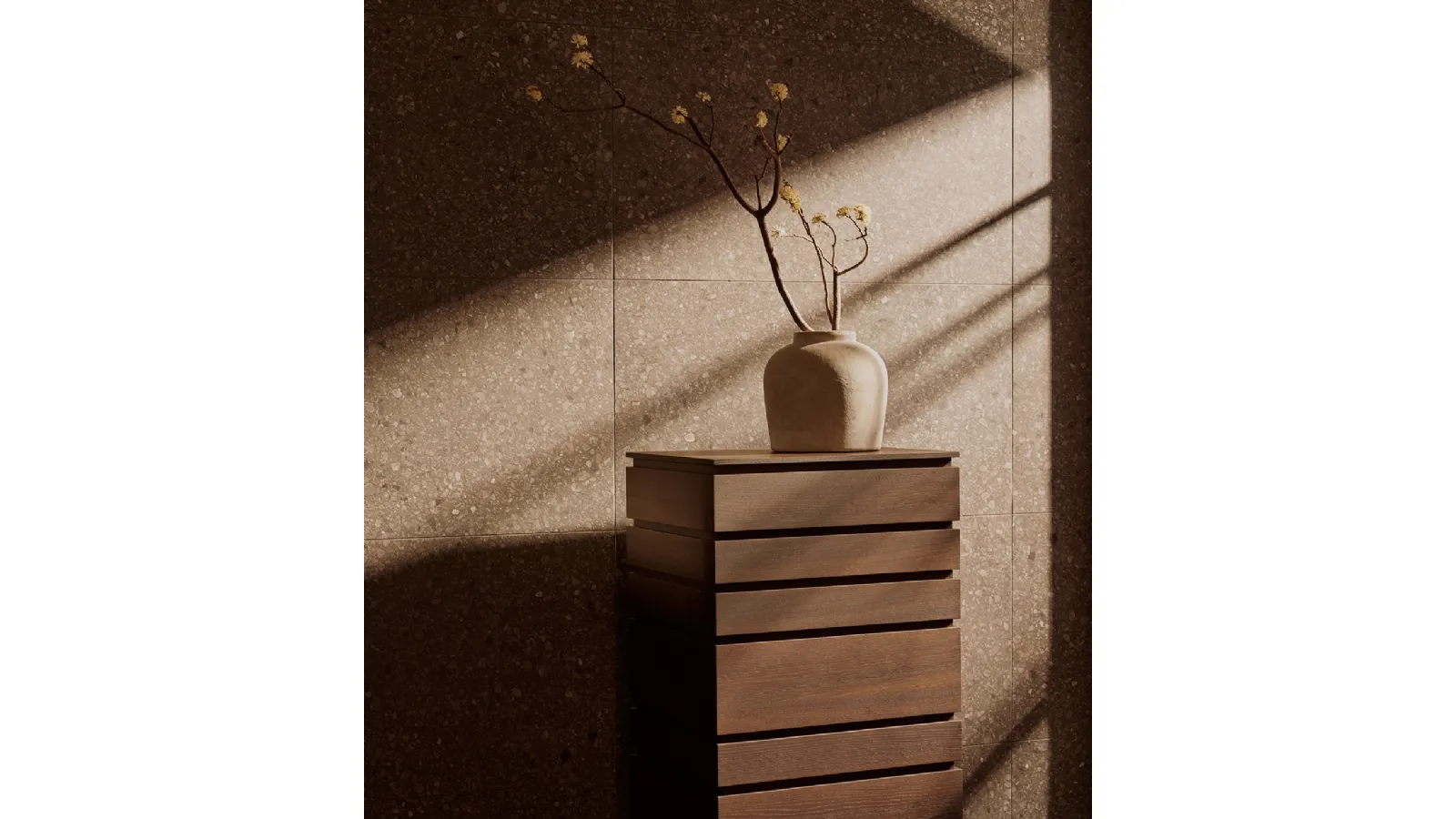 Nine wood chest of drawers by Lema