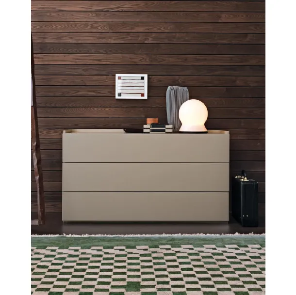 Soft Chest of Drawers in Matte Lacquered Wood by Giellesse