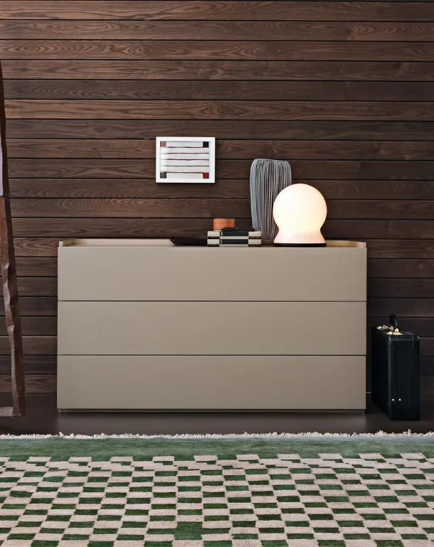 Soft Chest of Drawers in Matte Lacquered Wood by Giellesse