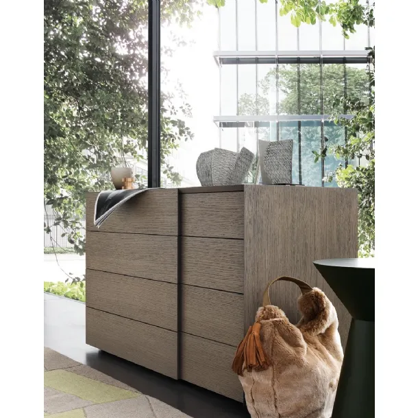 Twist Chest of Drawers in Oak by Giellesse