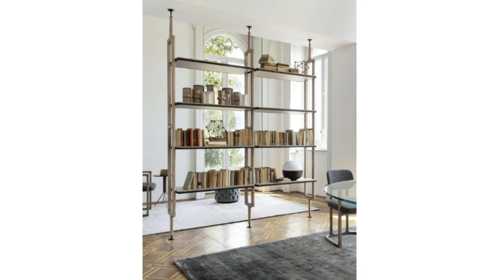 Aria partition bookcase by Porada