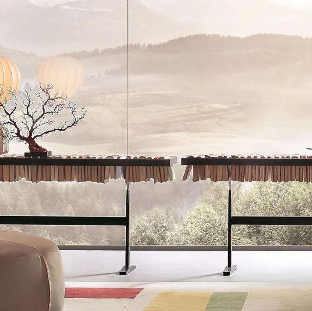 Booken room divider bookcase by Lema