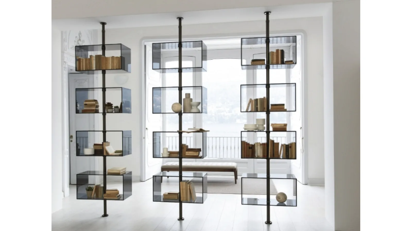 Domino modular bookcase by Porada