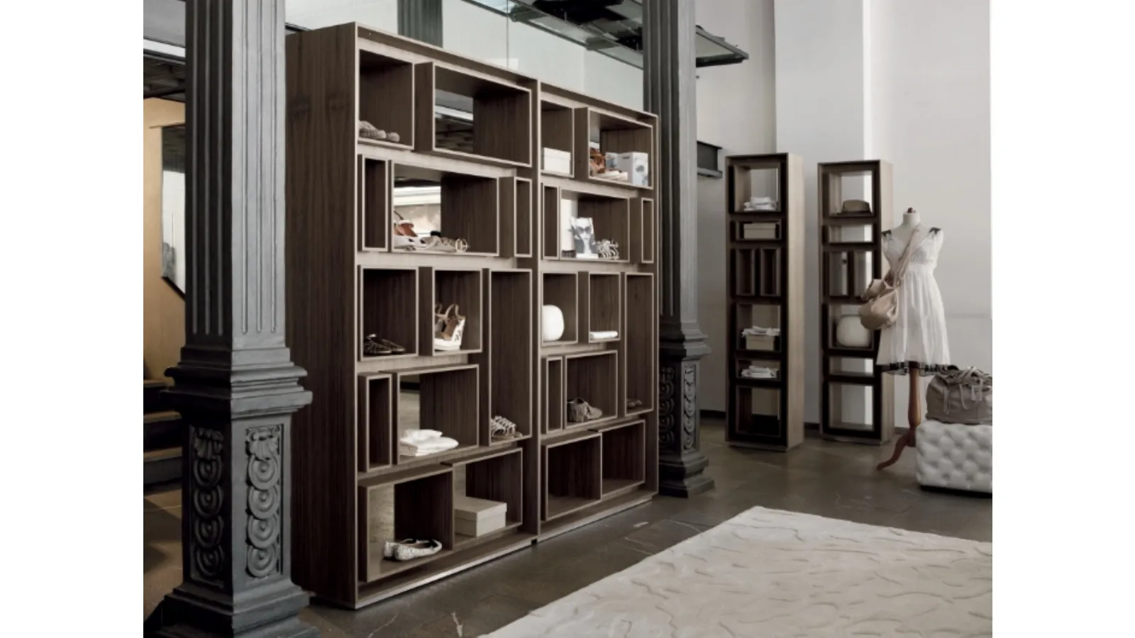 First partition bookcase by Porada