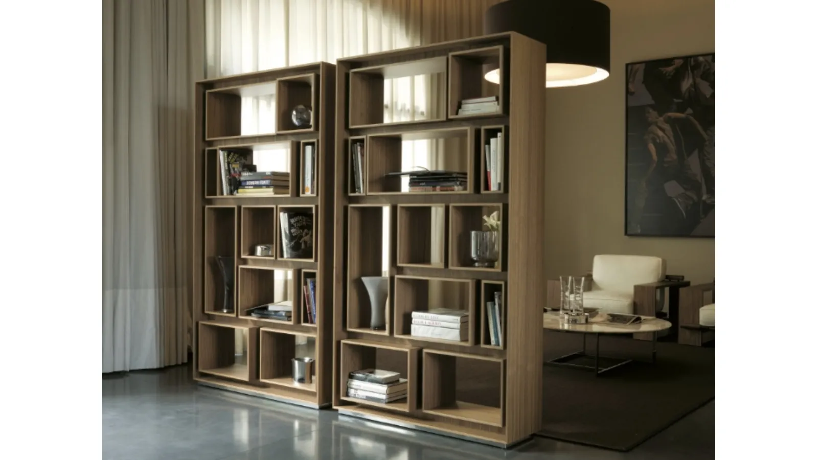 First room divider bookcase by Porada
