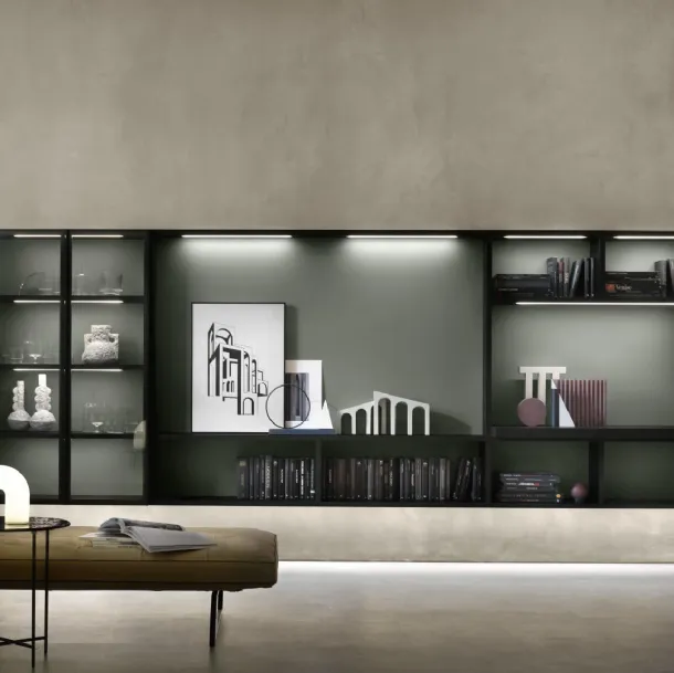 Freespace SM2212 wall-mounted bookshelf by Zalf