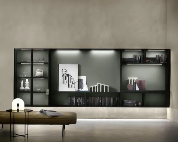 Freespace SM2212 wall-mounted bookshelf by Zalf