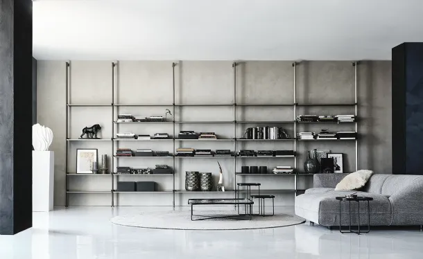 Freeway wall-mounted bookcase by Cattelan Italia