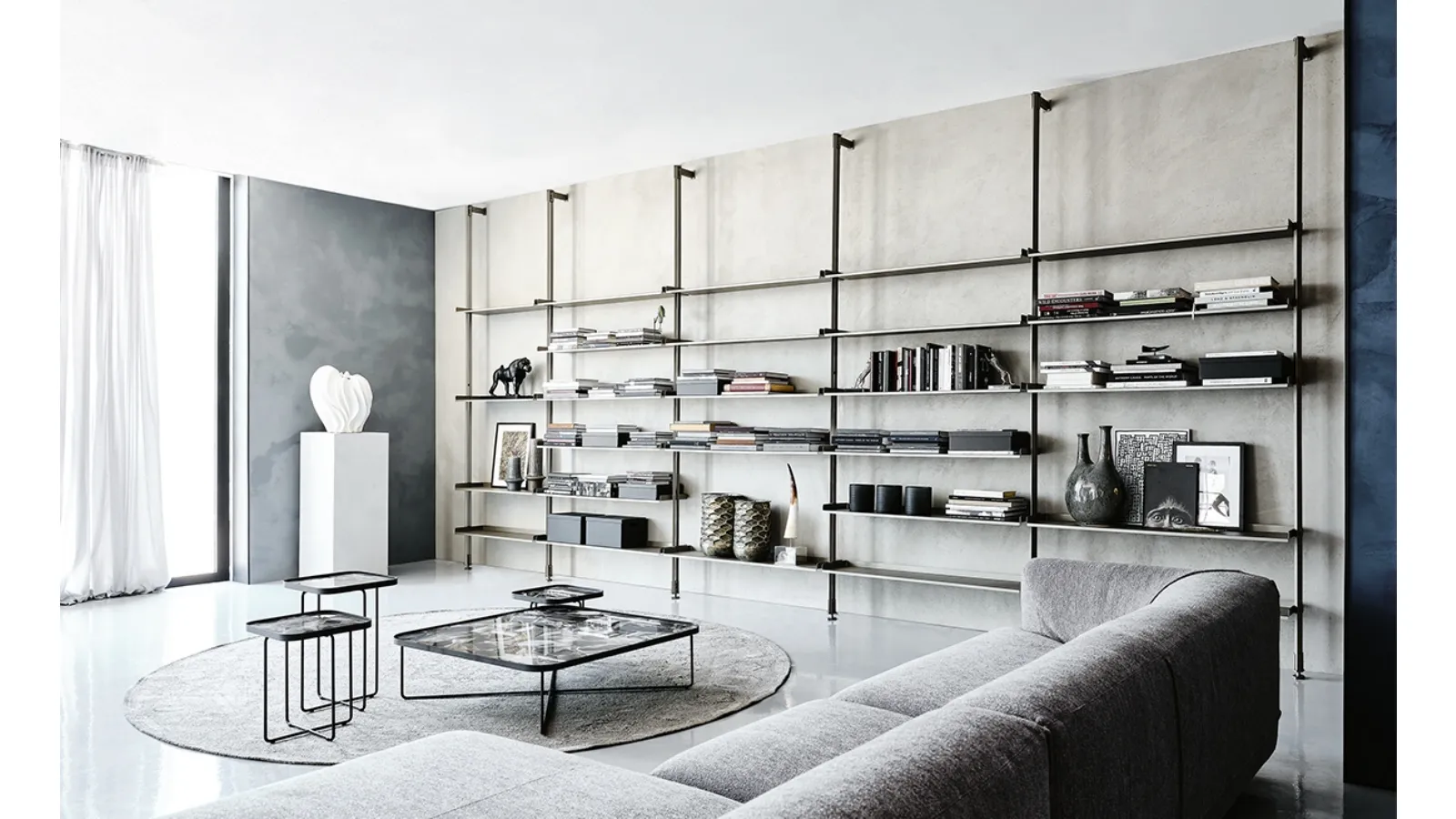 Freeway wall-mounted bookcase by Cattelan Italia