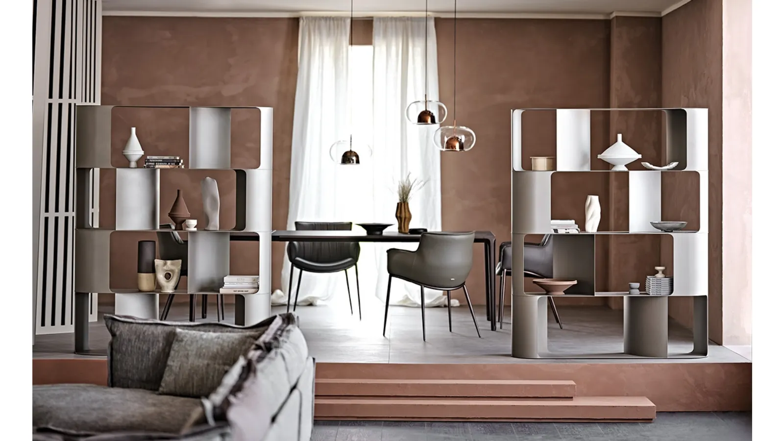 Fulham steel room divider by Cattelan Italia