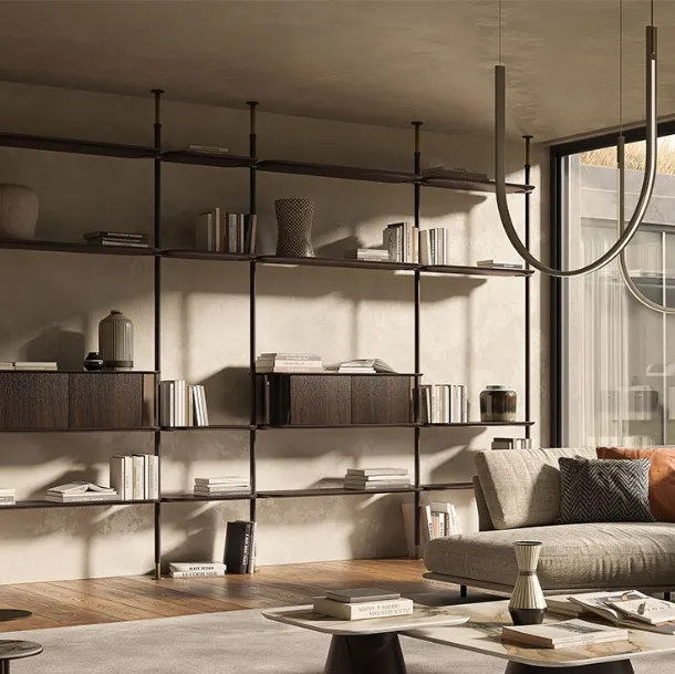 Harbour modular bookcase by Cattelan Italia