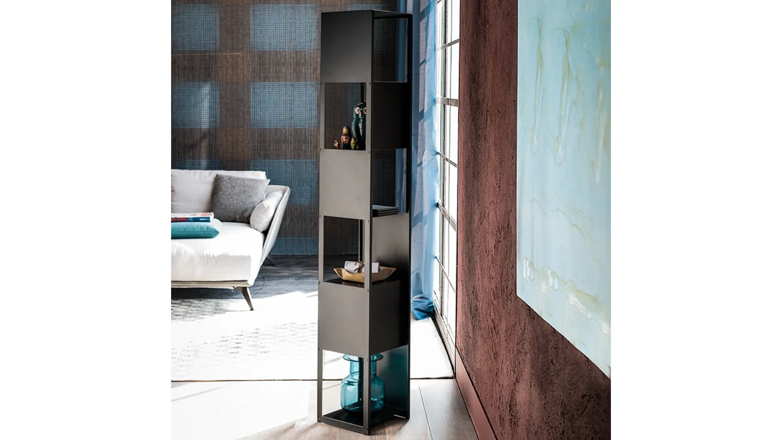 Joker modular bookcase by Cattelan Italia