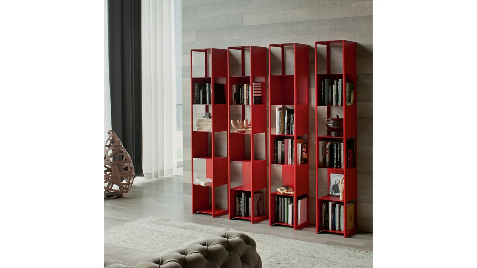 Joker modular bookcase by Cattelan Italia