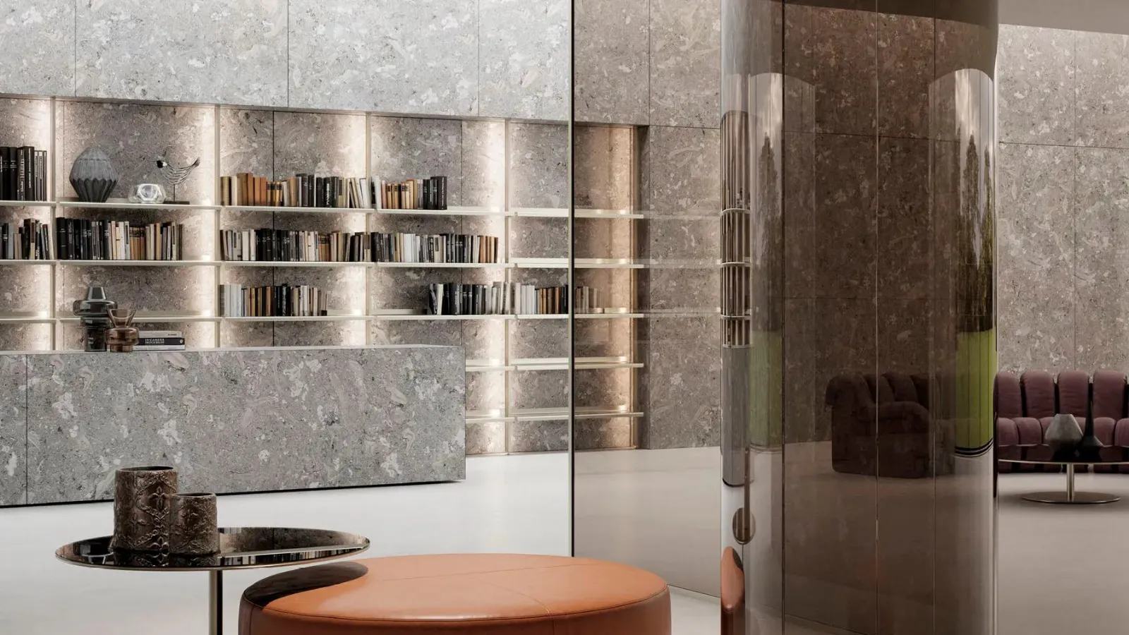 Karin wall-mounted bookshelf by Doal