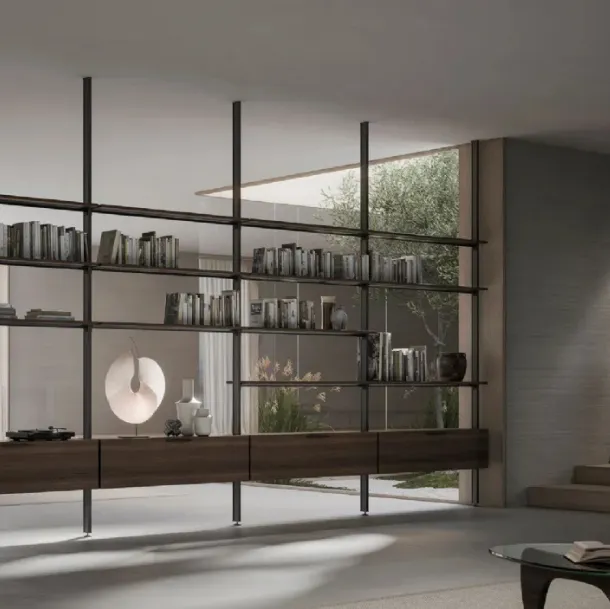 Doal ceiling-mounted Karin bookshelf