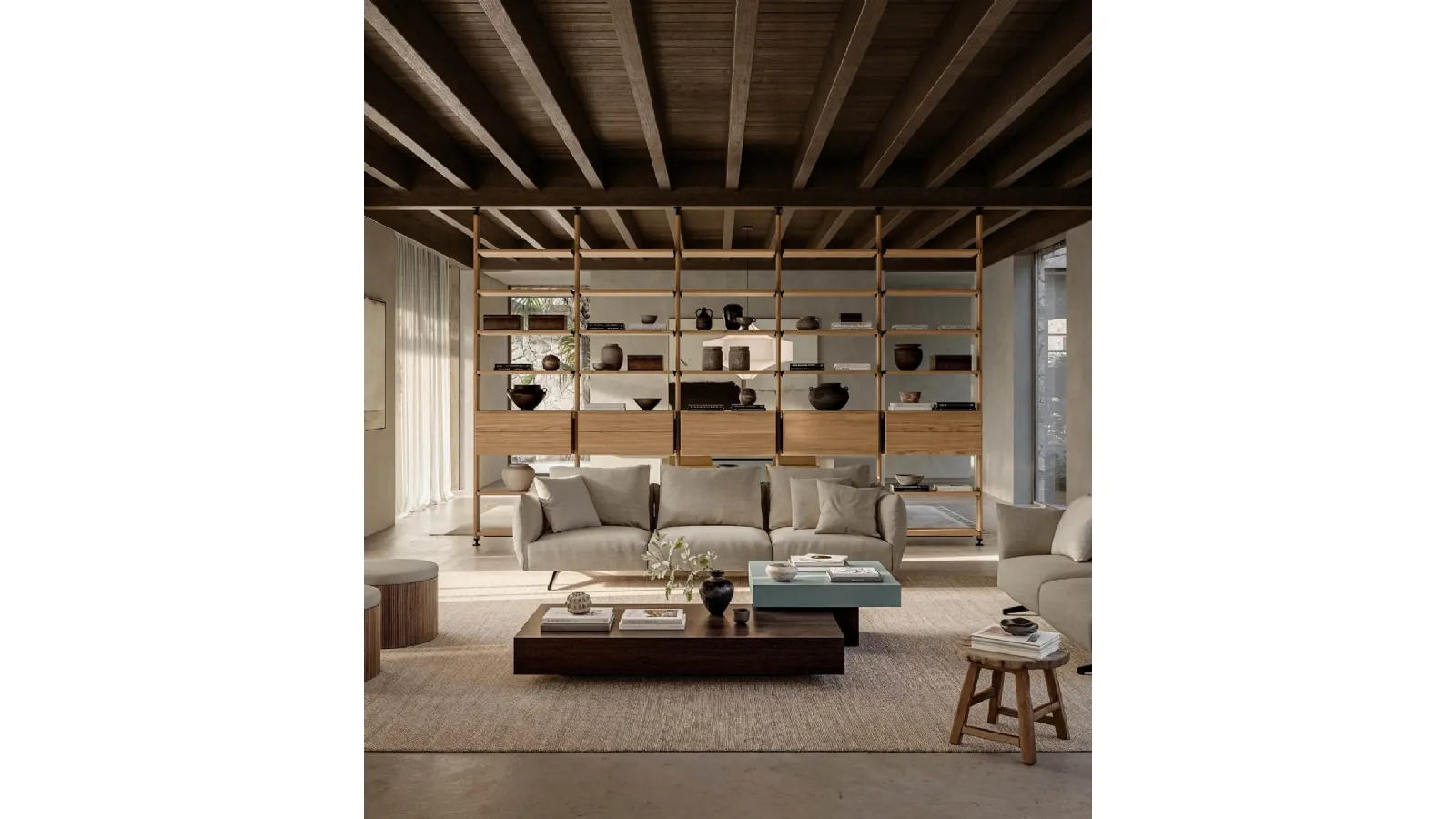 L25 partition bookcase by Lema