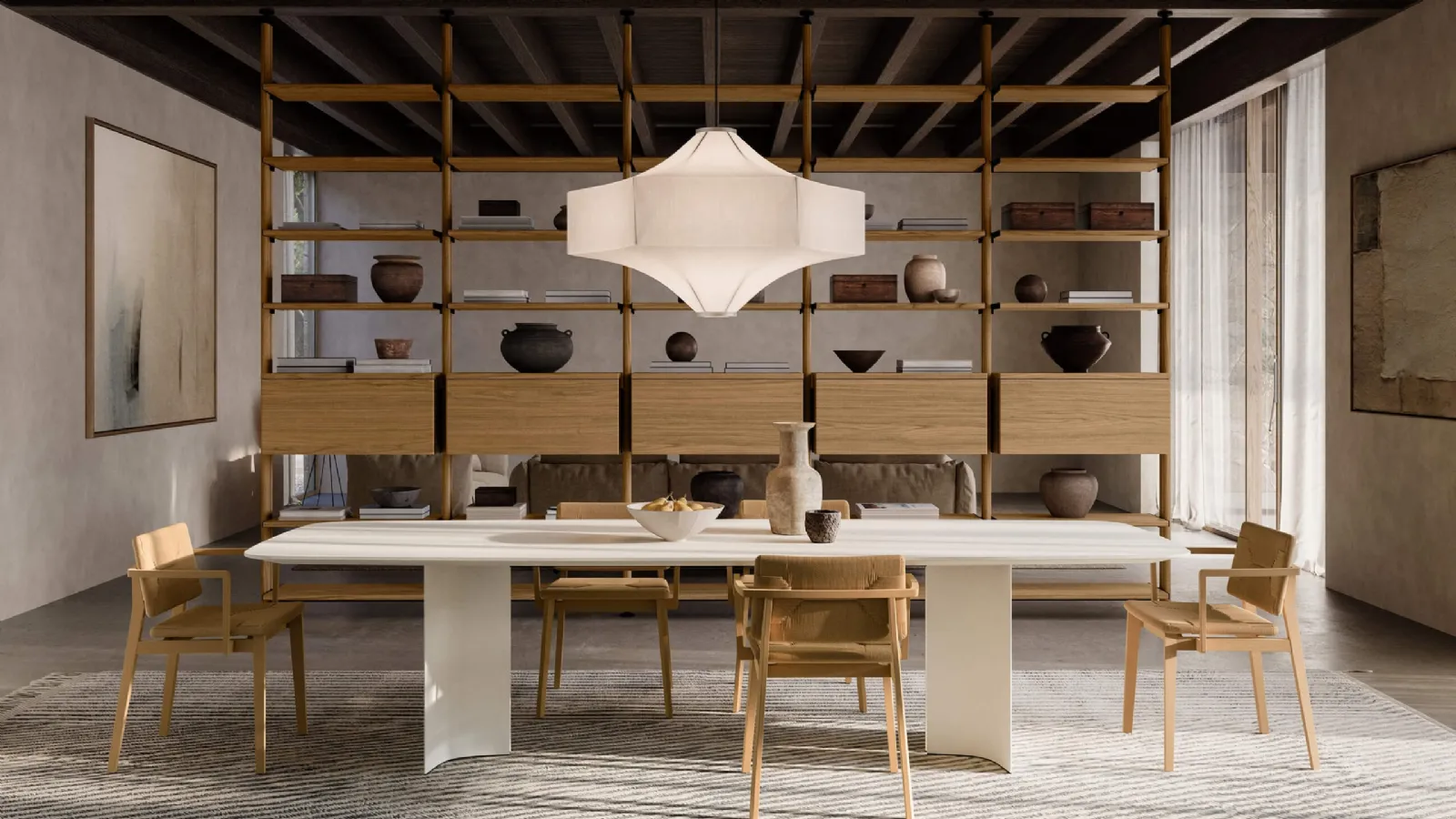 L25 partition bookcase by Lema