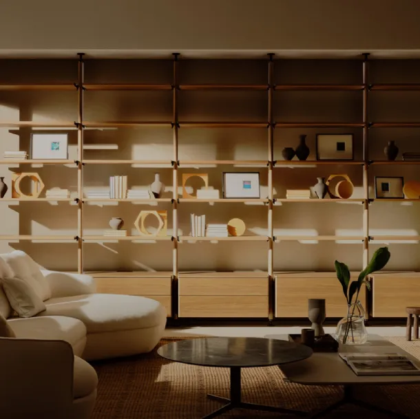 L25 Bookcase by Lema