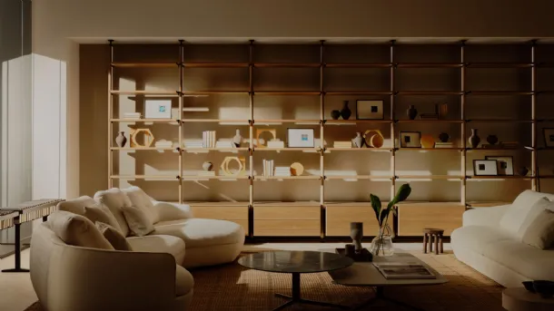 L25 Bookcase by Lema