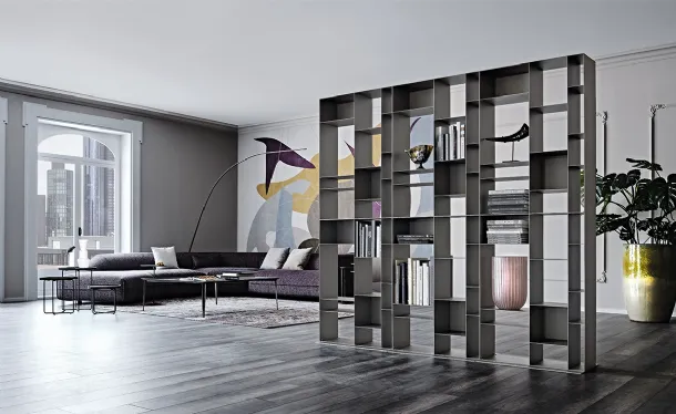 Latitude partition bookcase by Cattelan Italia