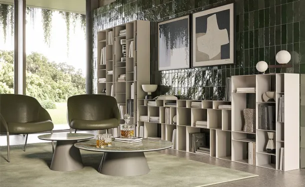 Latitude modular bookcase by Cattelan Italia