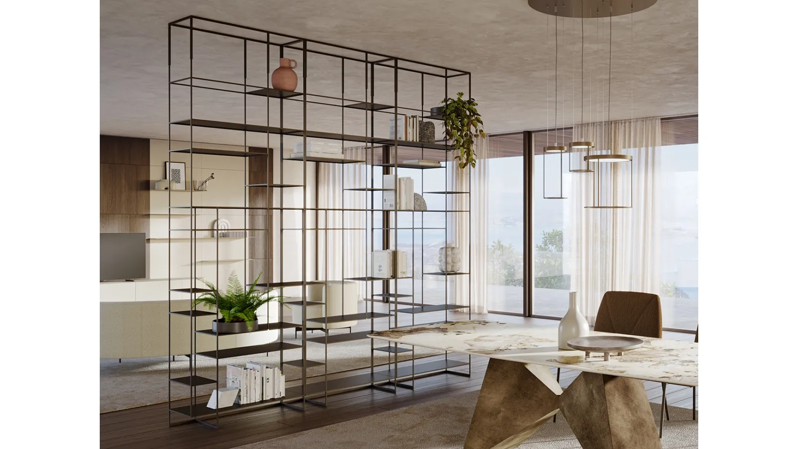 Divider Bookshelf Levia Divider by Ronda Design