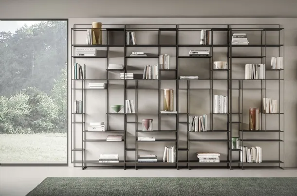 Metal bookcase Levia by Ronda Design
