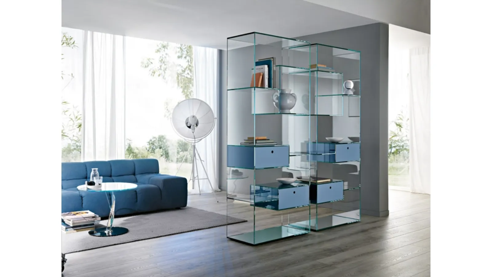 Liber modular bookcase by Tonelli