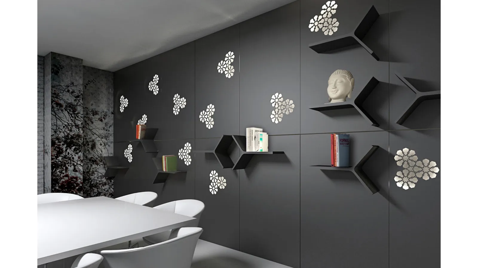 Magnetika Bookcase by Ronda Design