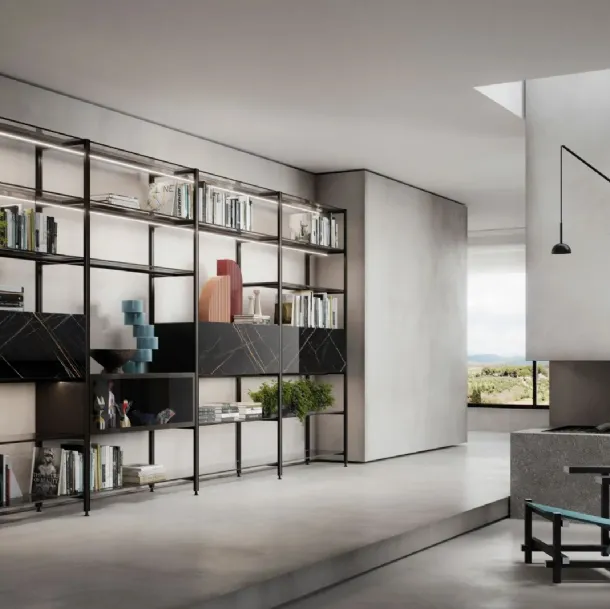 Mida wall-mounted bookshelf by Doal