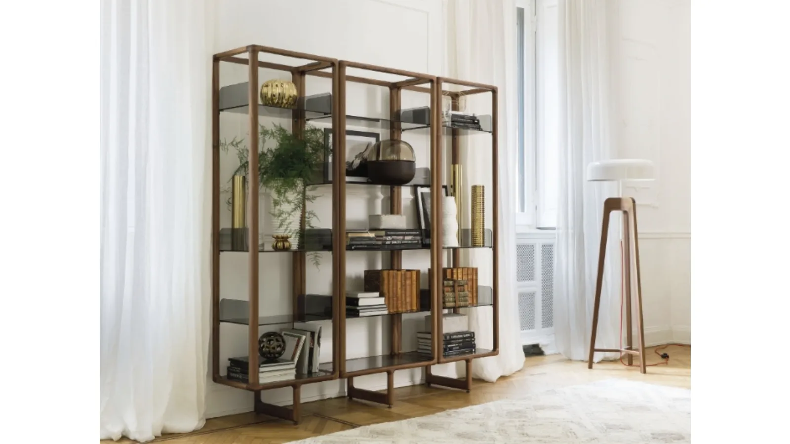 Myria partition bookcase by Porada