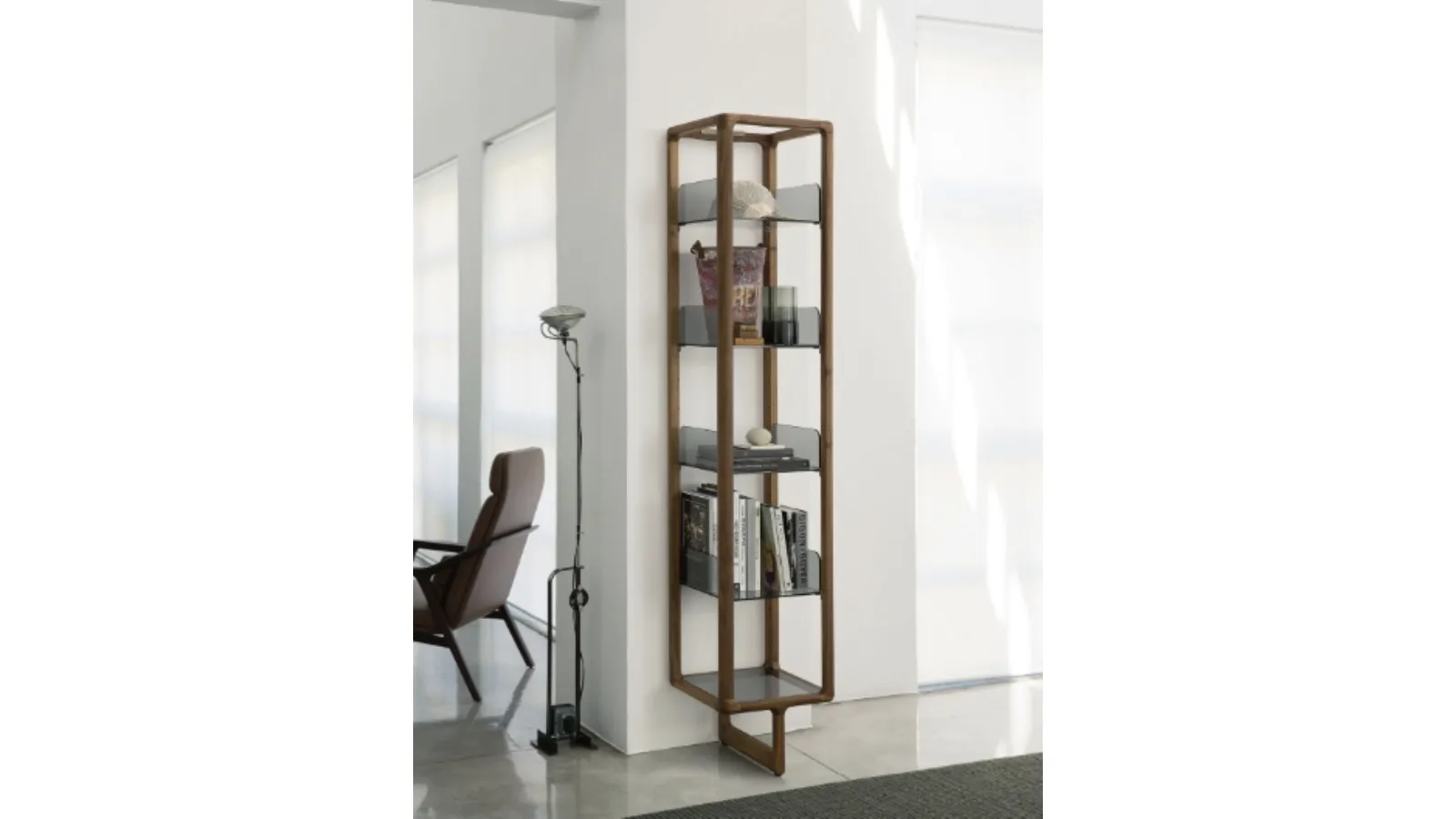 Myria room divider bookcase by Porada