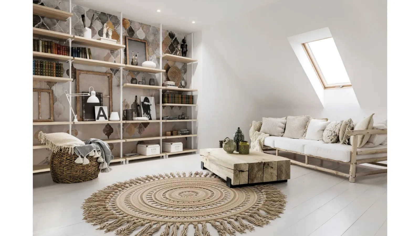 Simply ceiling bookshelf by Doal