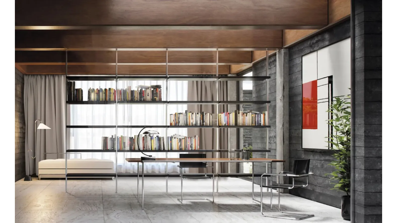 Simply Dividing Bookshelf by Doal
