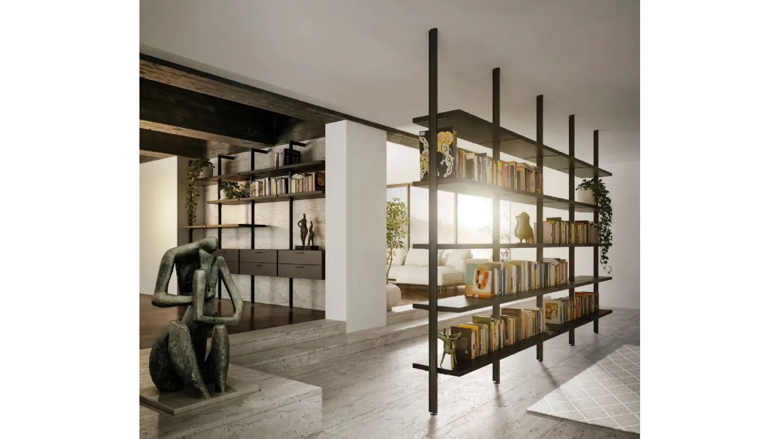 Simply Dividing Bookshelf by Doal