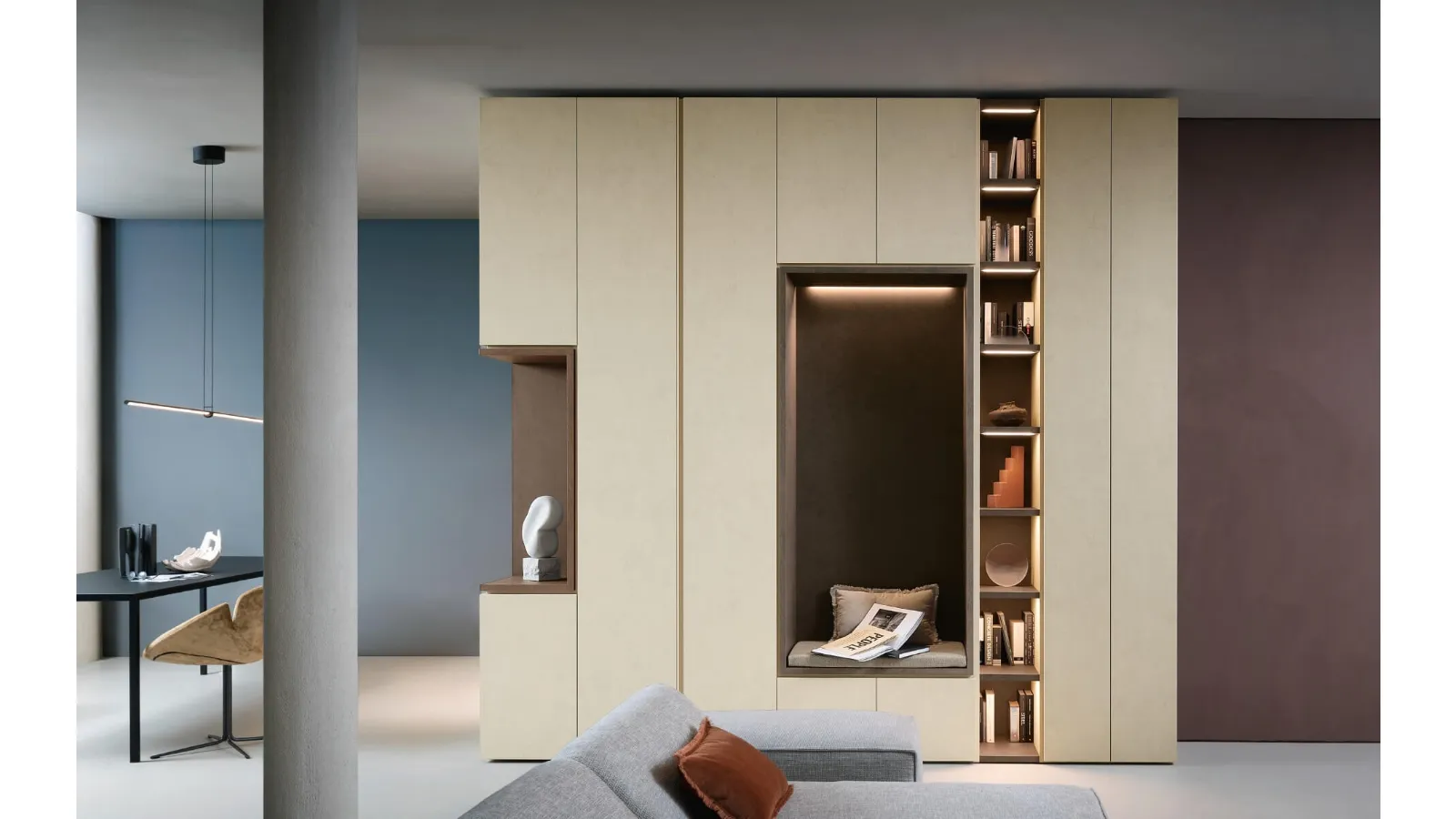 SpaceMakers day SM2503 bookcase by Zalf