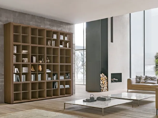 Modular bookshelf in Alivar's Tratto Oak