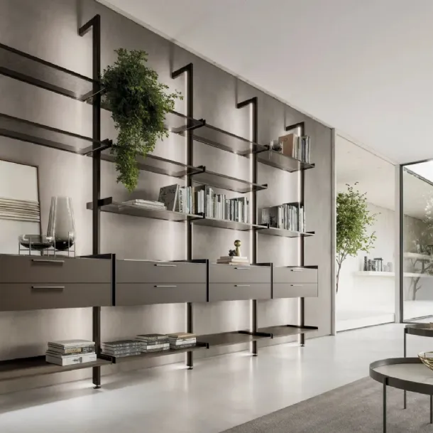 Venere wall-mounted bookshelf by Doal