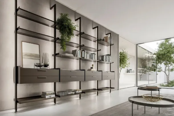 Venere wall-mounted bookshelf by Doal