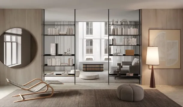 Venere partition bookshelf by Doal