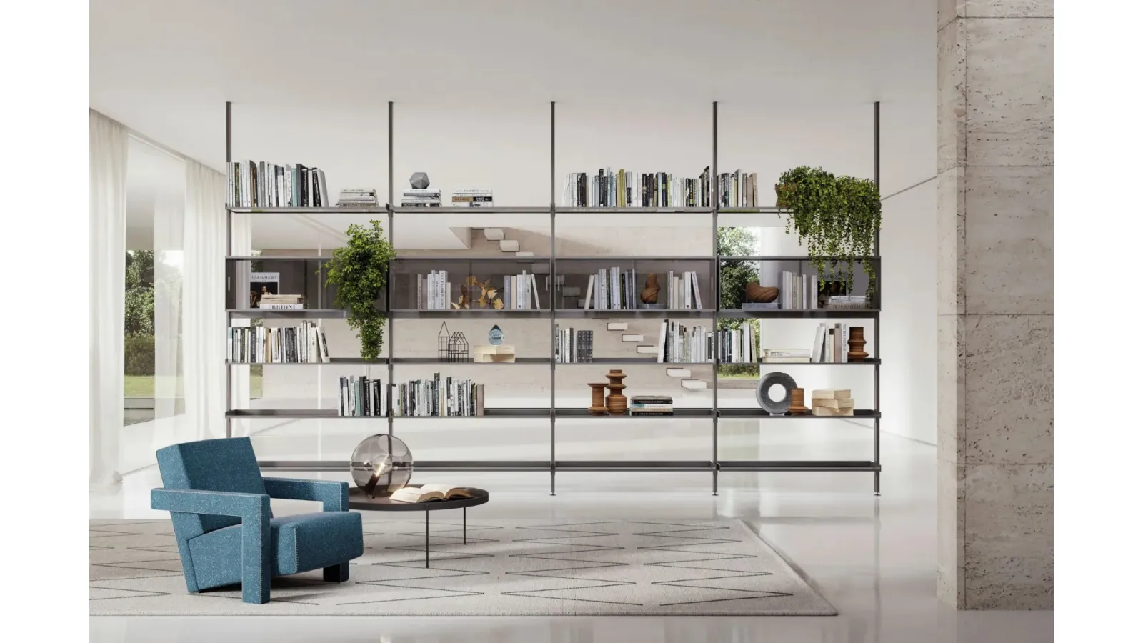 Venere divider bookshelf by Doal