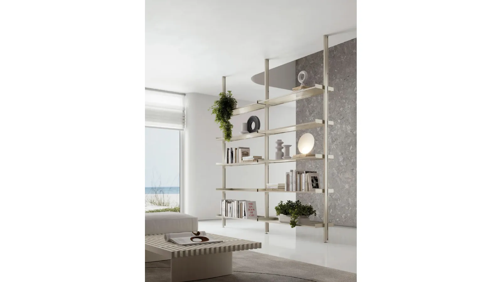 Venere partition bookshelf by Doal