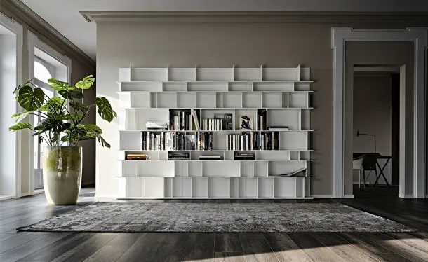 Wally wall-mounted bookcase by Cattelan Italia