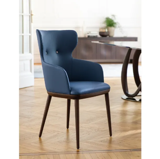 Andy leather chair by Porada