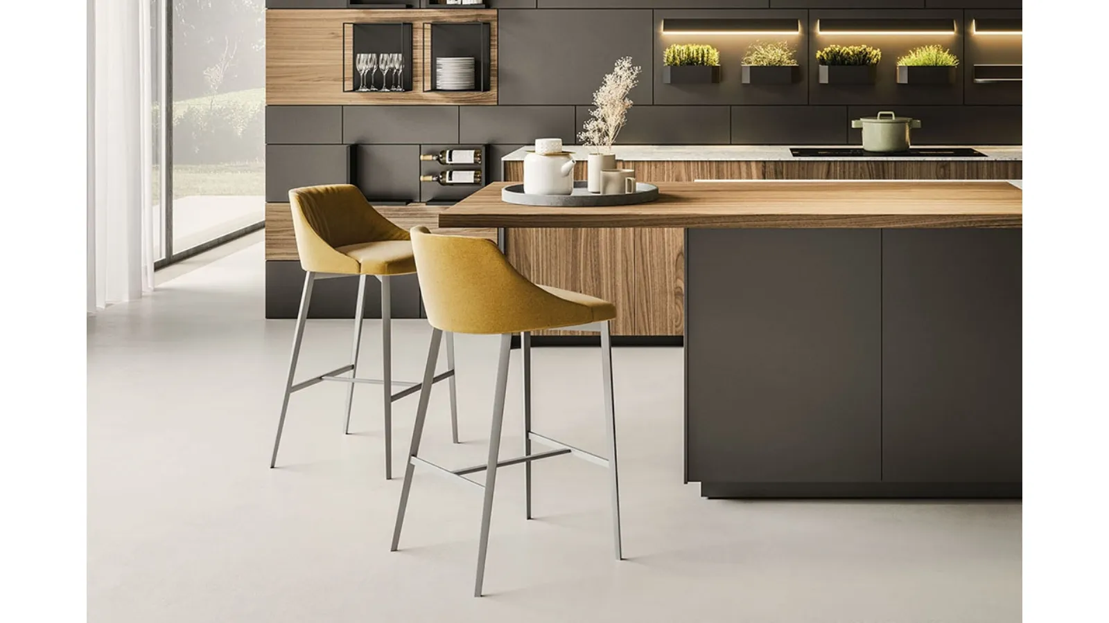 Asana Stool by Ronda Design