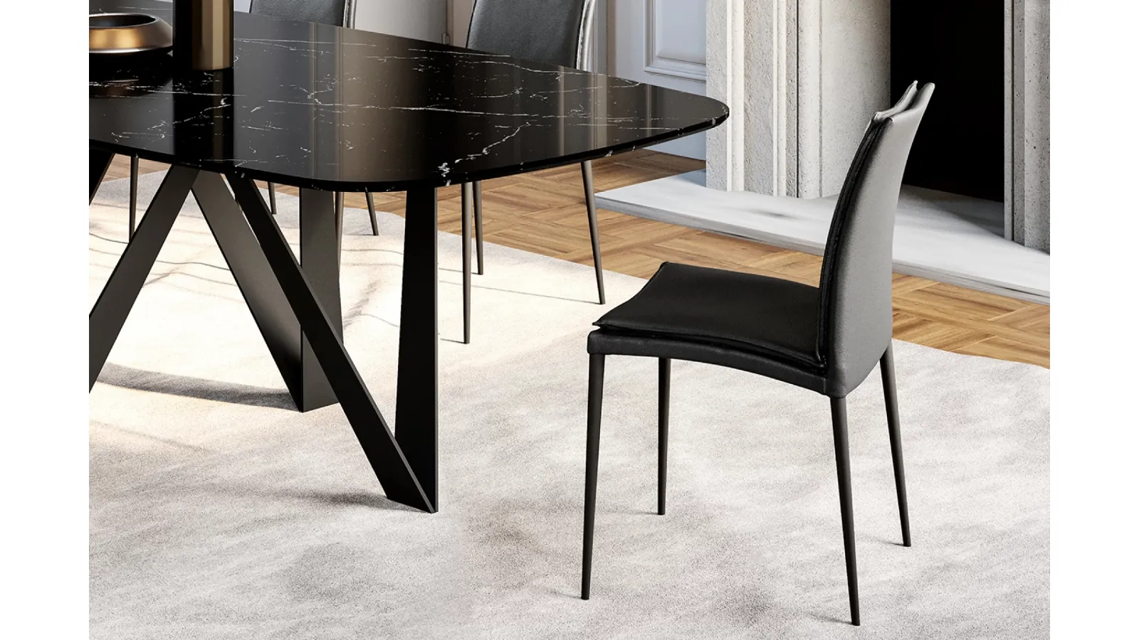 Eforma Asia Soft Leather Chair