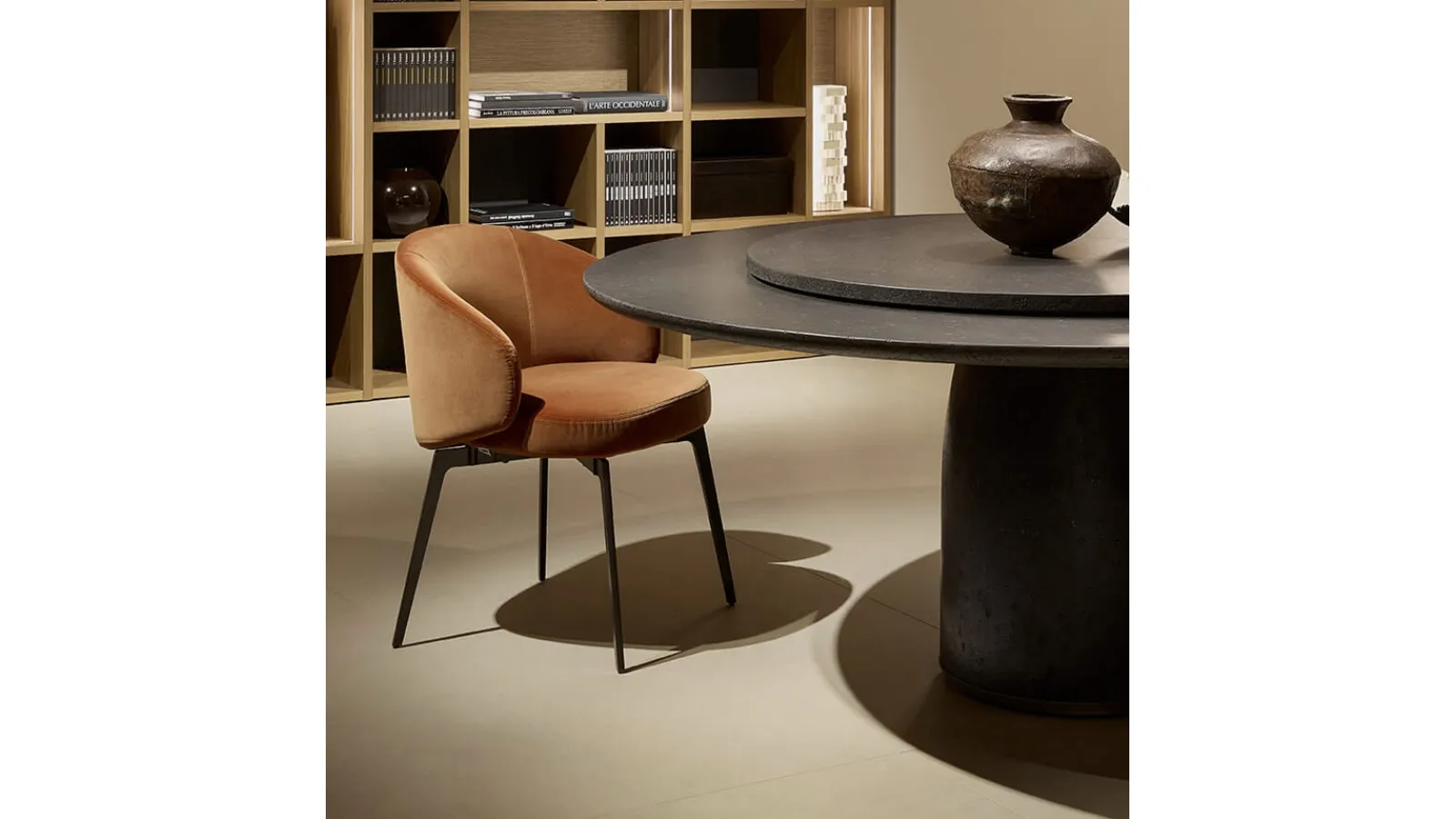Bea fabric chair by Lema